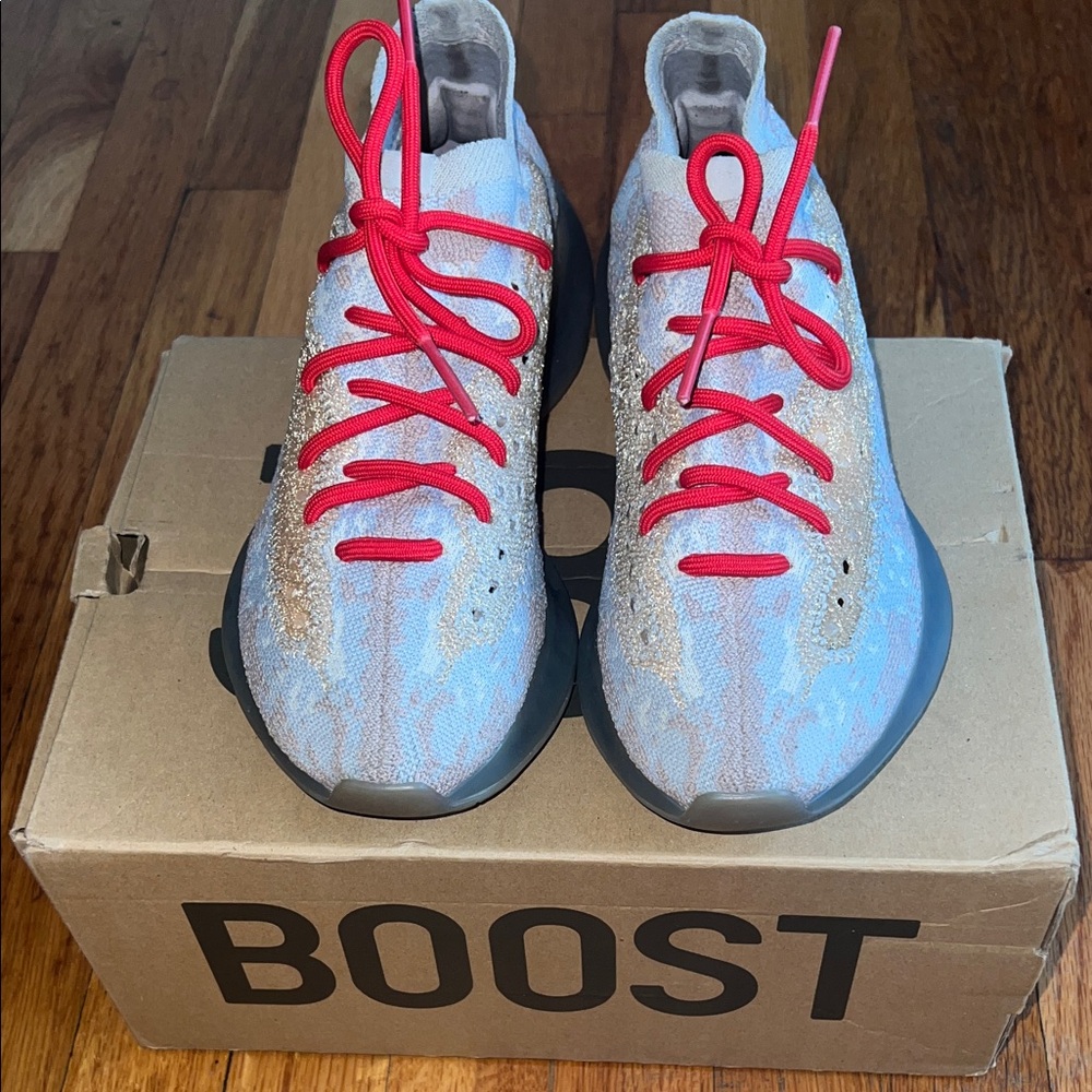 Yeezy 380 Boost Sneakers - Tan and Coral